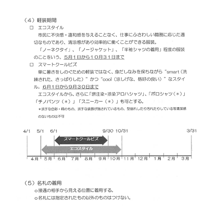 大阪府堺市の市民対応マニュアル