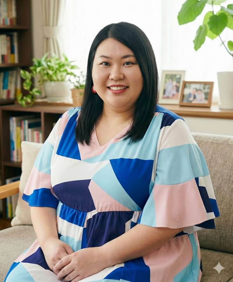 顔写真なしの女性