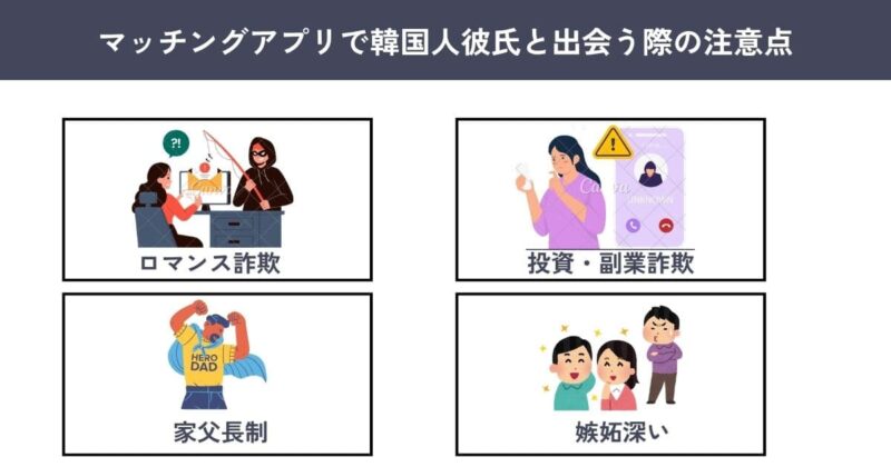 韓国人彼氏と付き合う注意点